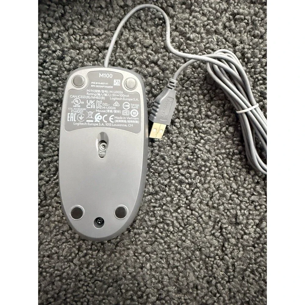 Logitech m100 mouse